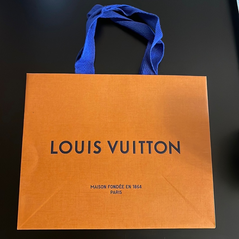 Authentic Louis Vuitton Gift Bag. Please see pictures for sizing.